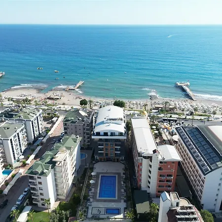 0027 Serenity Royal Luxury 1-bedroom In Seafront Premium Complex In Oba, شقة