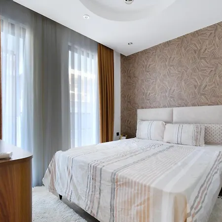 0027 Serenity Royal Luxury 1-bedroom In Seafront Premium Complex In Oba, Daire Alanya